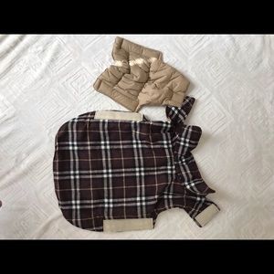 Dog or Cats Reversible Waterproof Winter Jacket